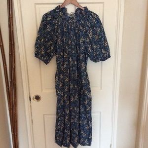 J.Crew Liberty Puff Sleeve Sea Blossom Dress